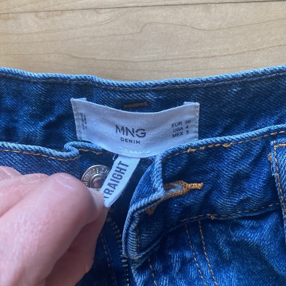 Mango Frayed straight jeans - Picture 5 of 6
